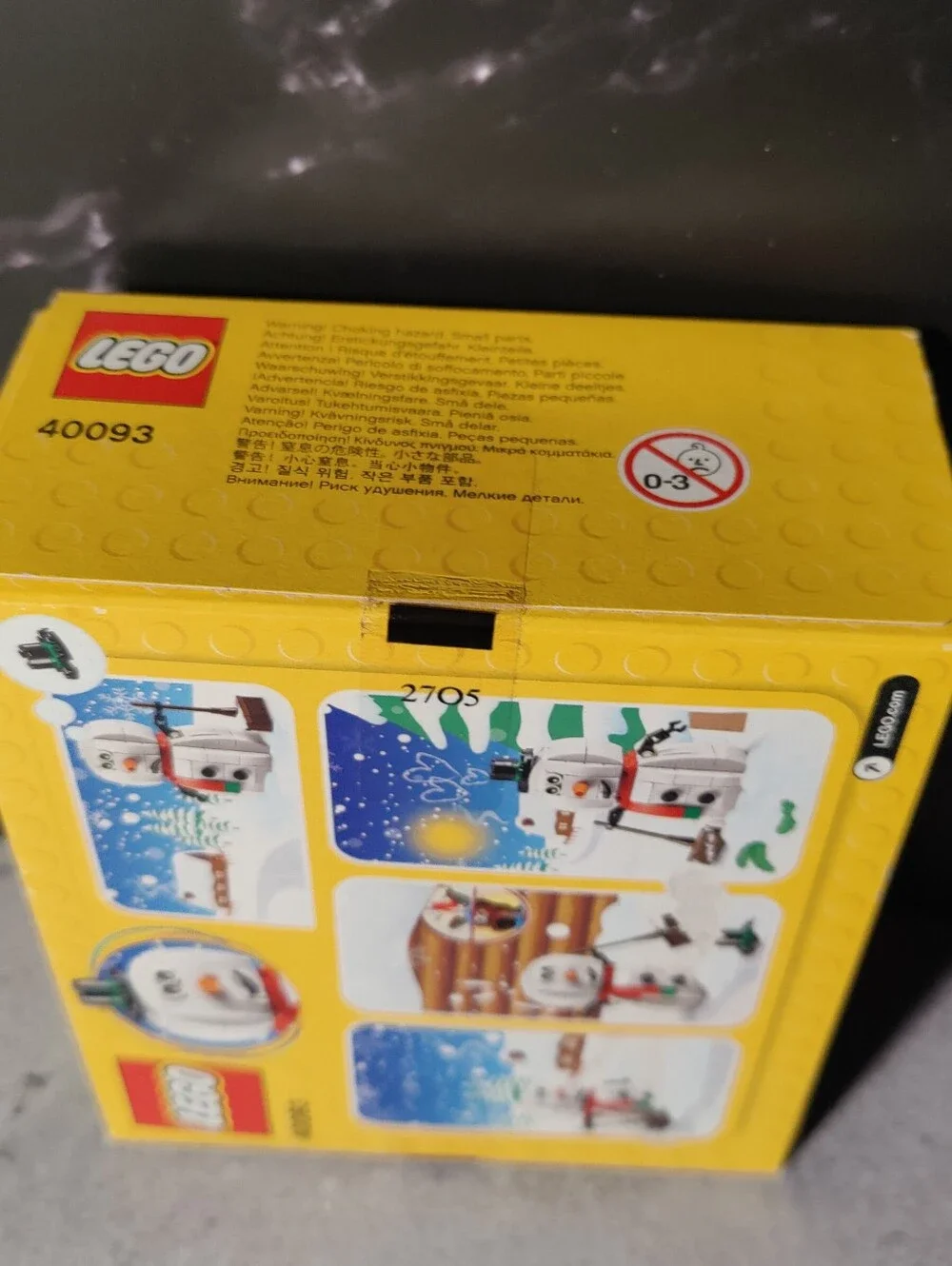 LEGO 40093 Snowman Christmas Holiday 2014 Retired NEW Sealed